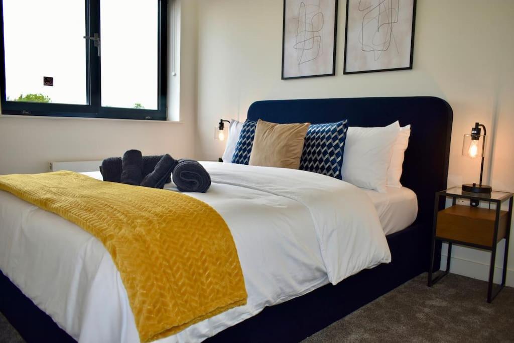 Stylish Modern 1Bed Apartment In Bedford Bagian luar foto